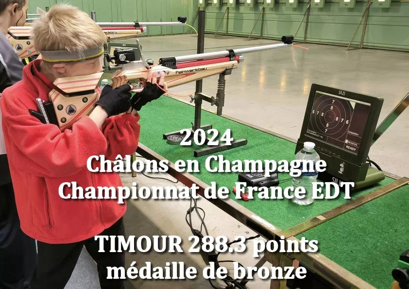 Timour médaille de bronze